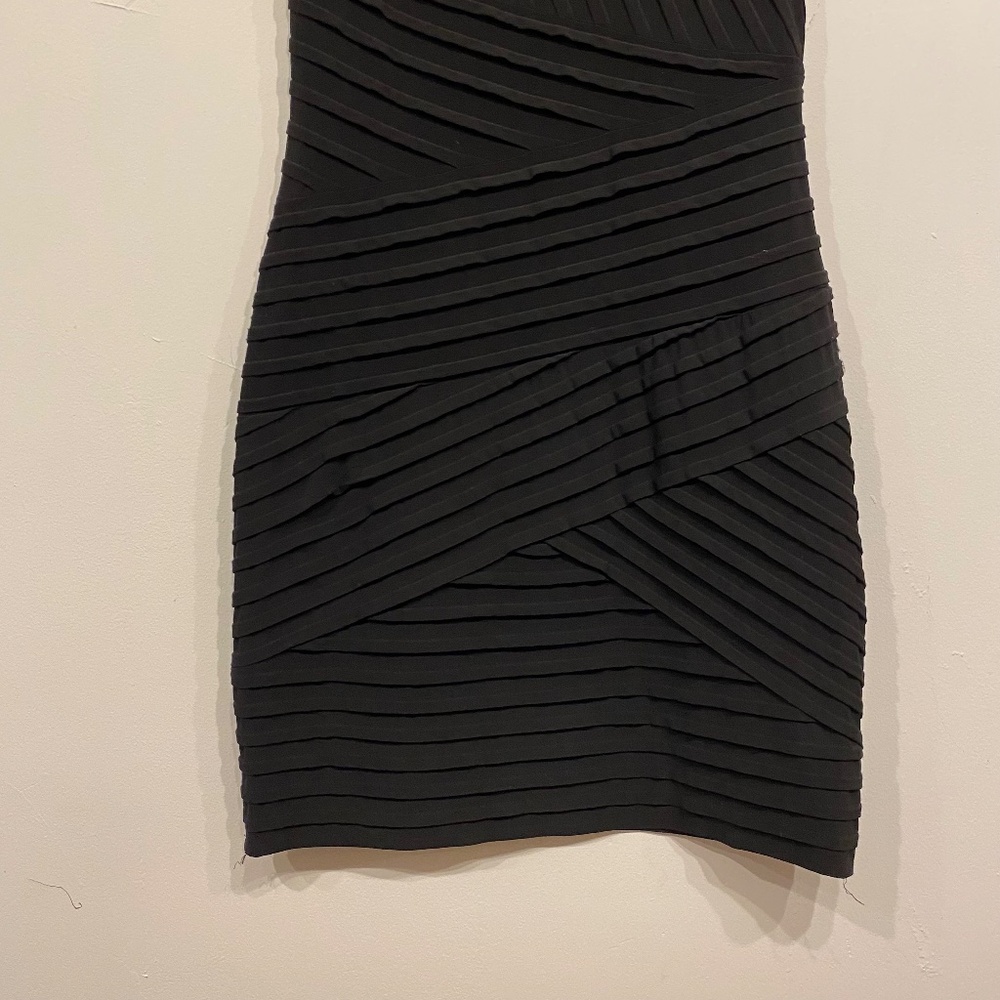Calvin Klein Black Pleated Pencil Dress - Picture 5 of 6